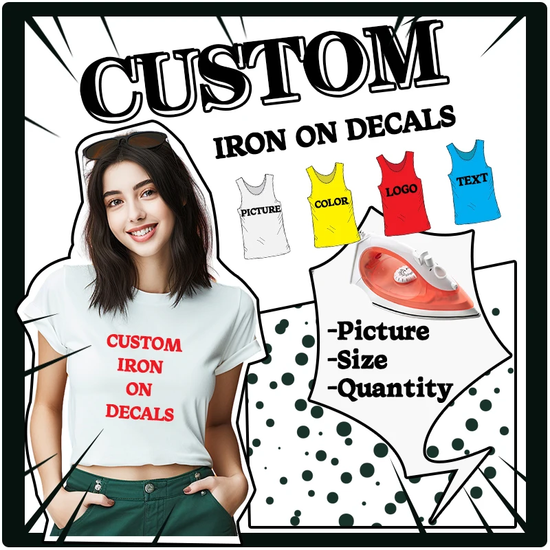 Women Fashion Brand Logo - 50 Uds. Insignias de pegatinas térmicas