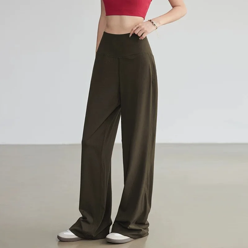 Women'S Fashion Leggings - Pantalones Deportivos Holgados y Rectos para