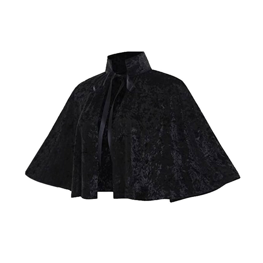 Women'S Fashion Victorian - Nuevo Chal de Terciopelo Vintage para