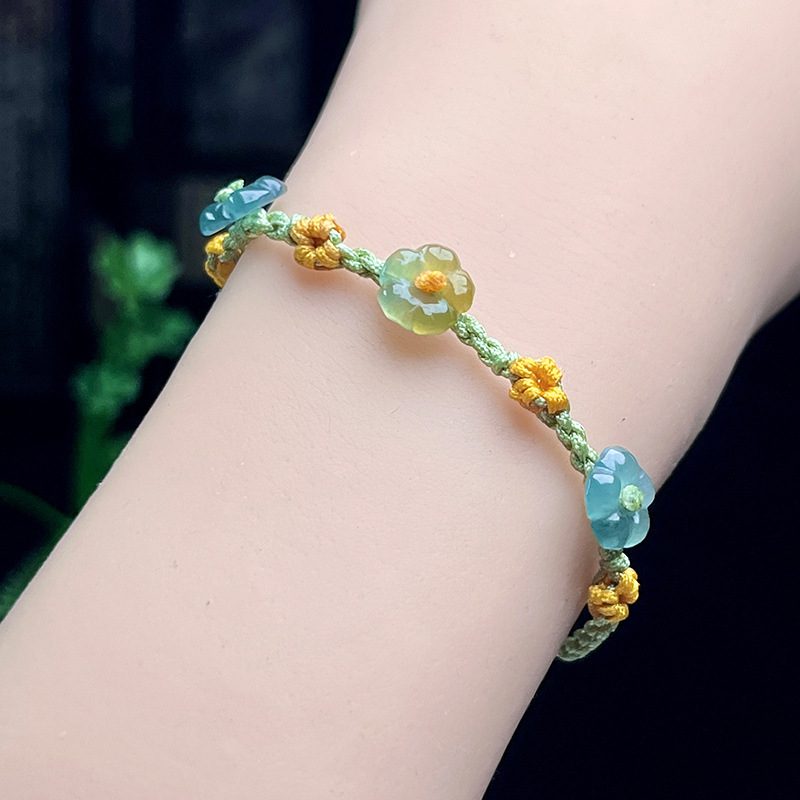 Women'S Fashion Gifts - Pulsera de flores de jadeíta de