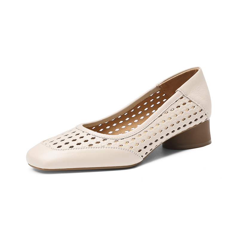 Women Fashion Nova - Zapatos de tacón alto huecos de