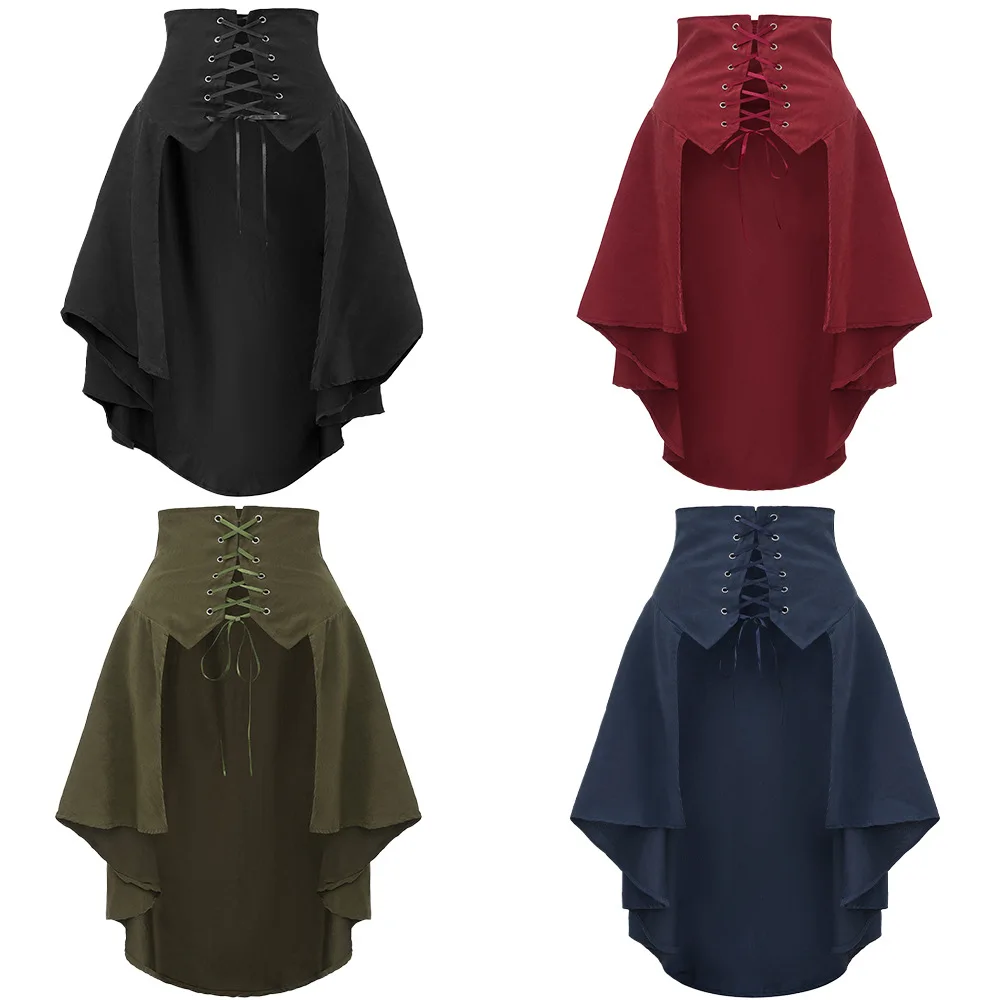 Corset Top Boned - Falda desmontable para mujer, estilo punk,
