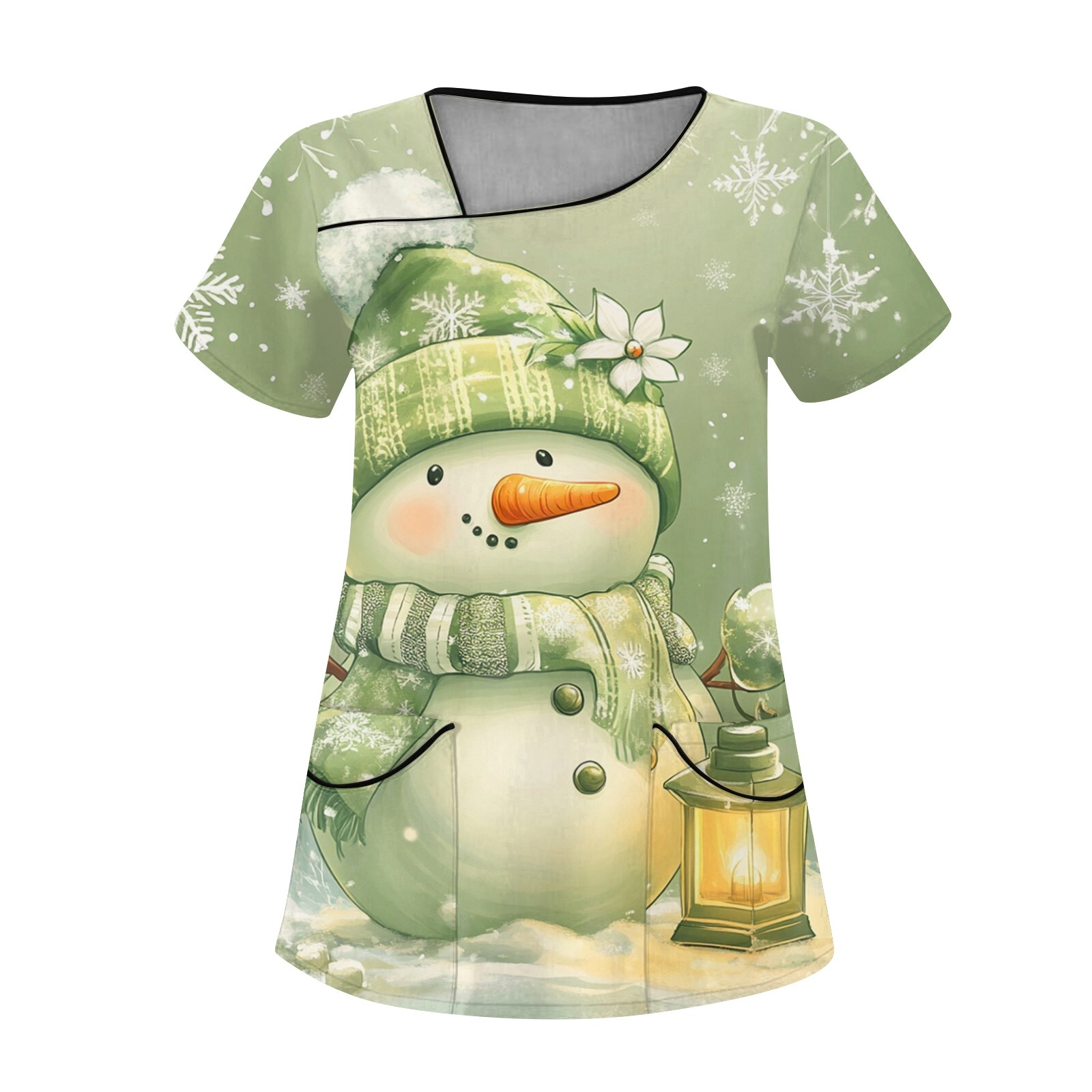 Women'S Fashion Overalls - Camiseta de Navidad para enfermera, uniforme