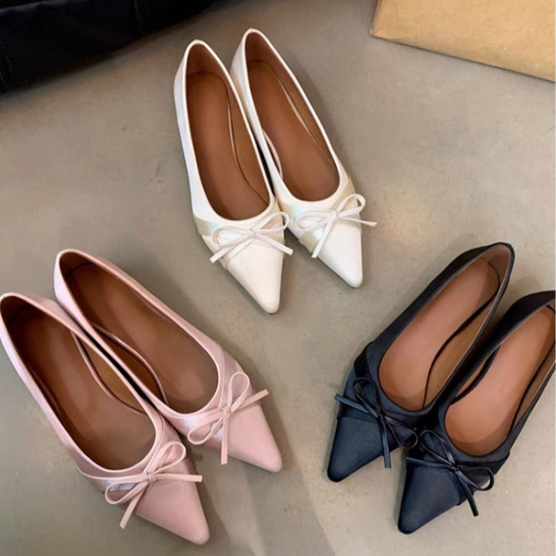 Women Fashion Nova - Sandalias Planas Casuales de Chifón con