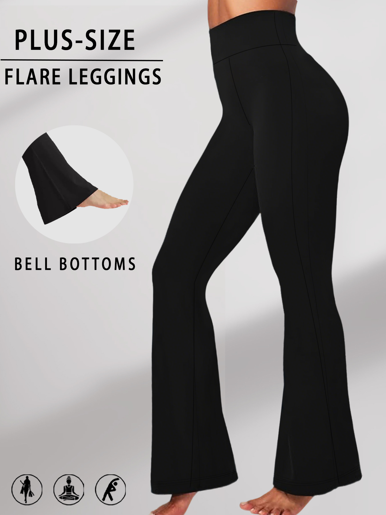 Pantalones acampanados de tall - Women'S Fashion Leggings reseña y precio