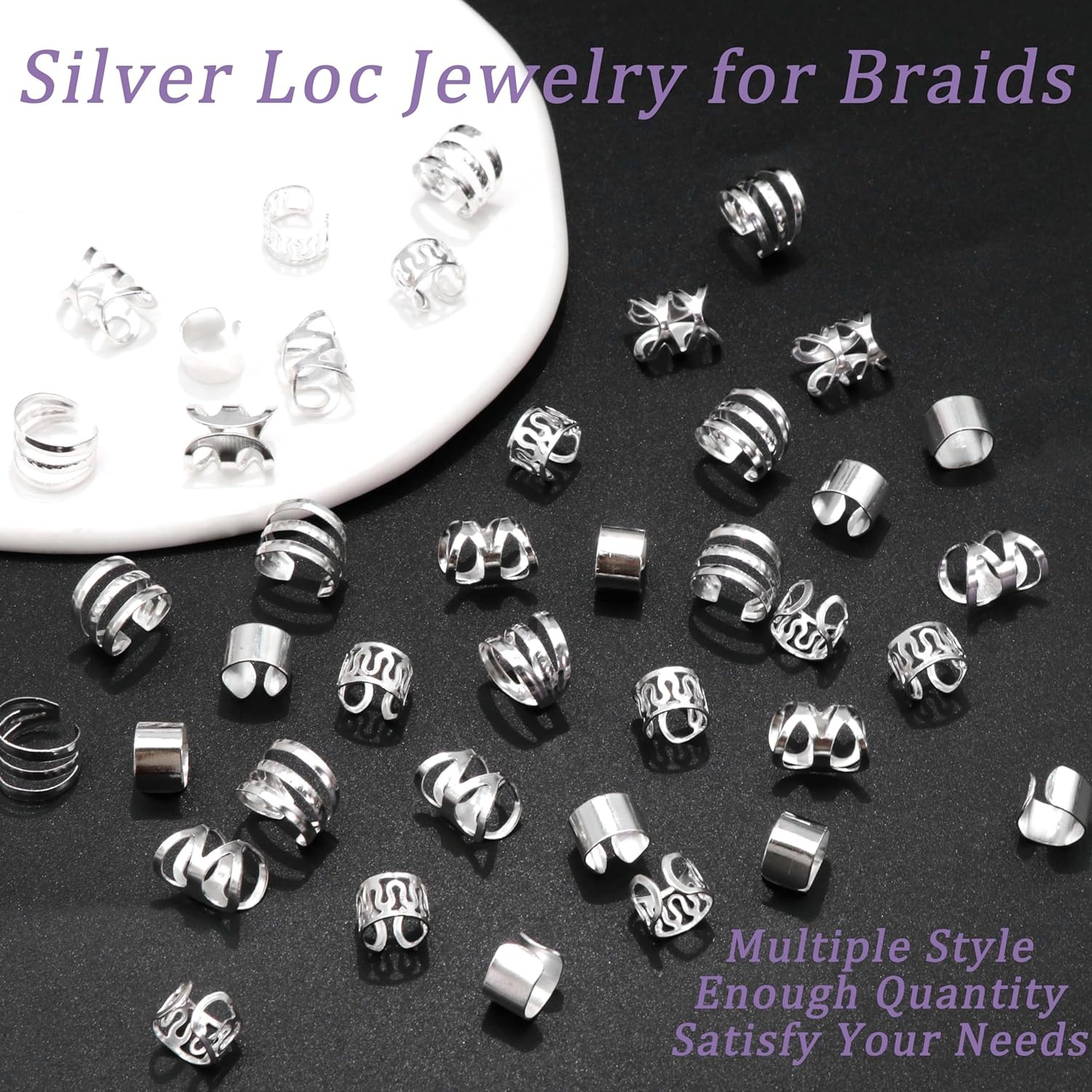 40 Uds joyería para el cabello - Women'S Fashion Rings Gold reseña y precio