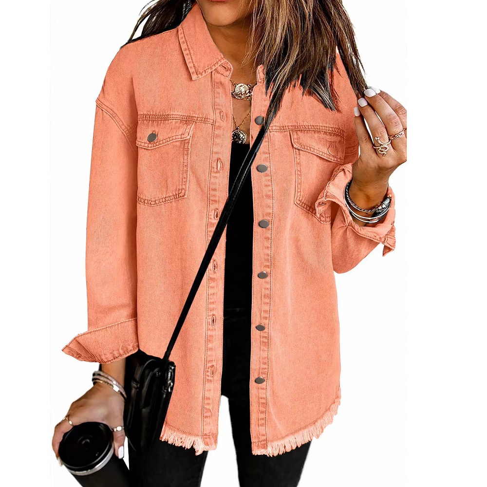 Chaqueta vaquera lavada para m - Women'S Fashion Denim Jacket reseña y precio