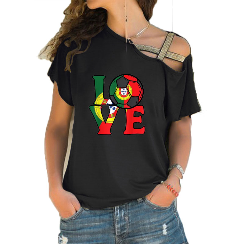 Camiseta holgada con cuello as - Women'S Fashion Portugal reseña y precio
