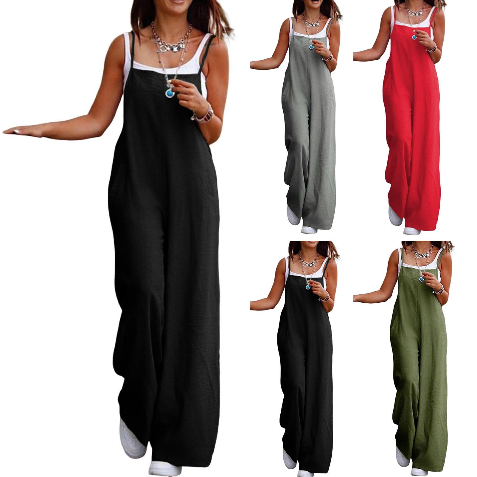 Mono holgado informal para muj - Women'S Fashion Overalls reseña y precio
