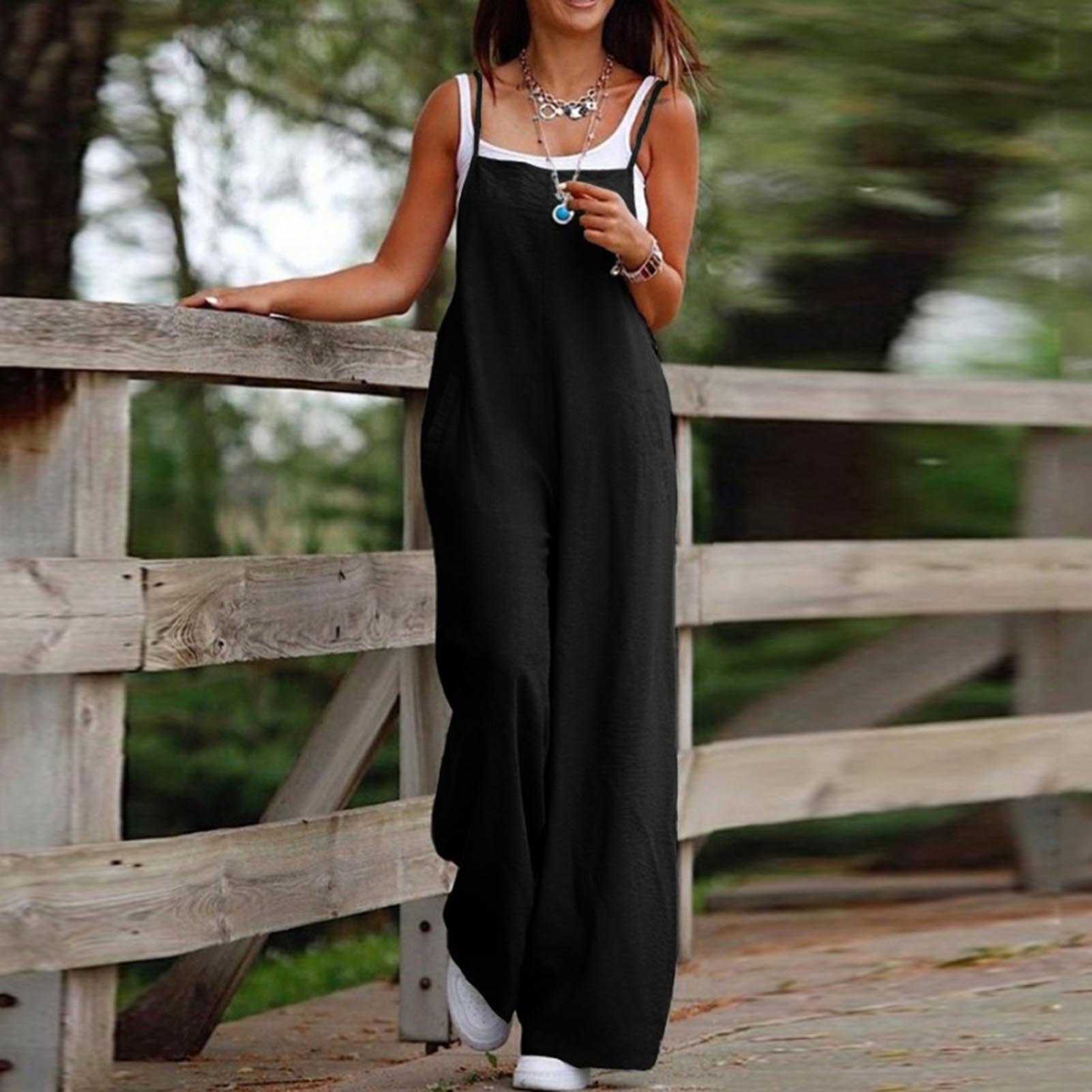 Mono holgado informal para muj - Women'S Fashion Overalls reseña y precio
