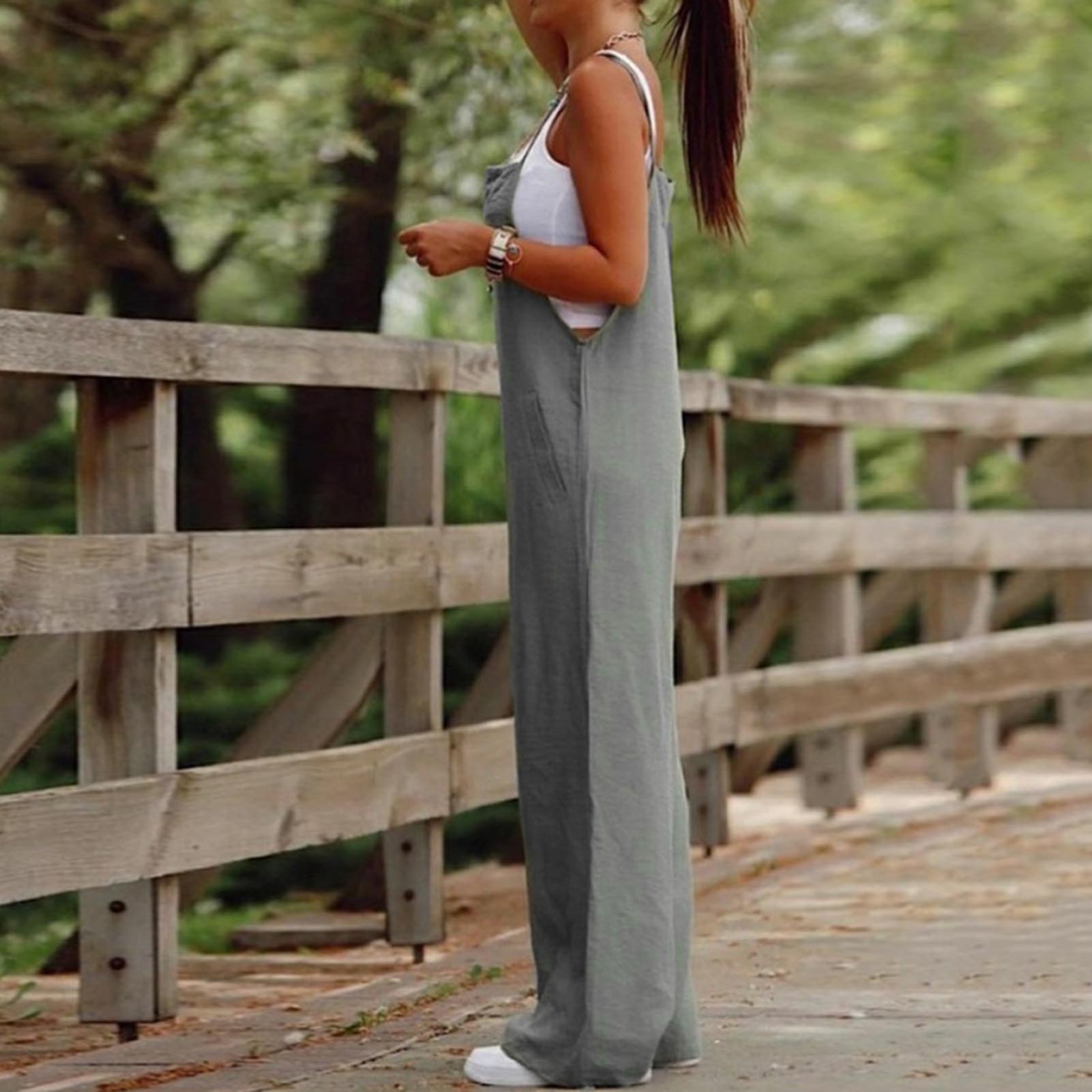 Mono holgado informal para muj - Women'S Fashion Overalls reseña y precio