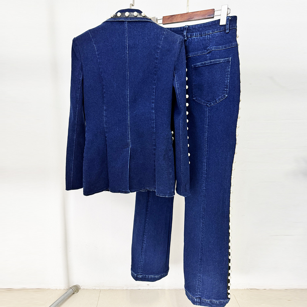 Conjunto de Chaqueta y Jeans d - Women'S Fashion Denim Jacket reseña y precio