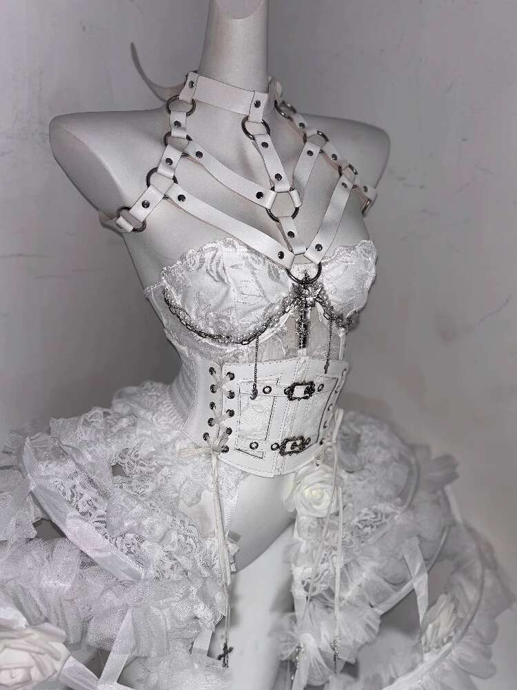Disfraz de Lolita, hueso de fl - Corset Top Boned reseña y precio