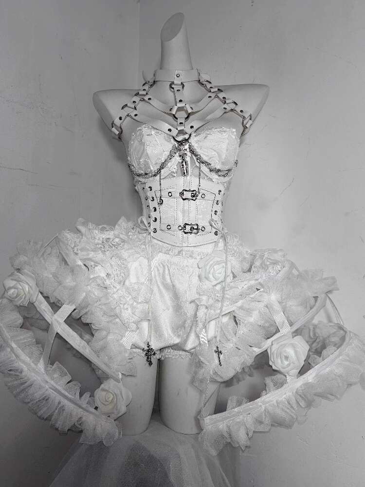 Disfraz de Lolita, hueso de fl - Corset Top Boned reseña y precio