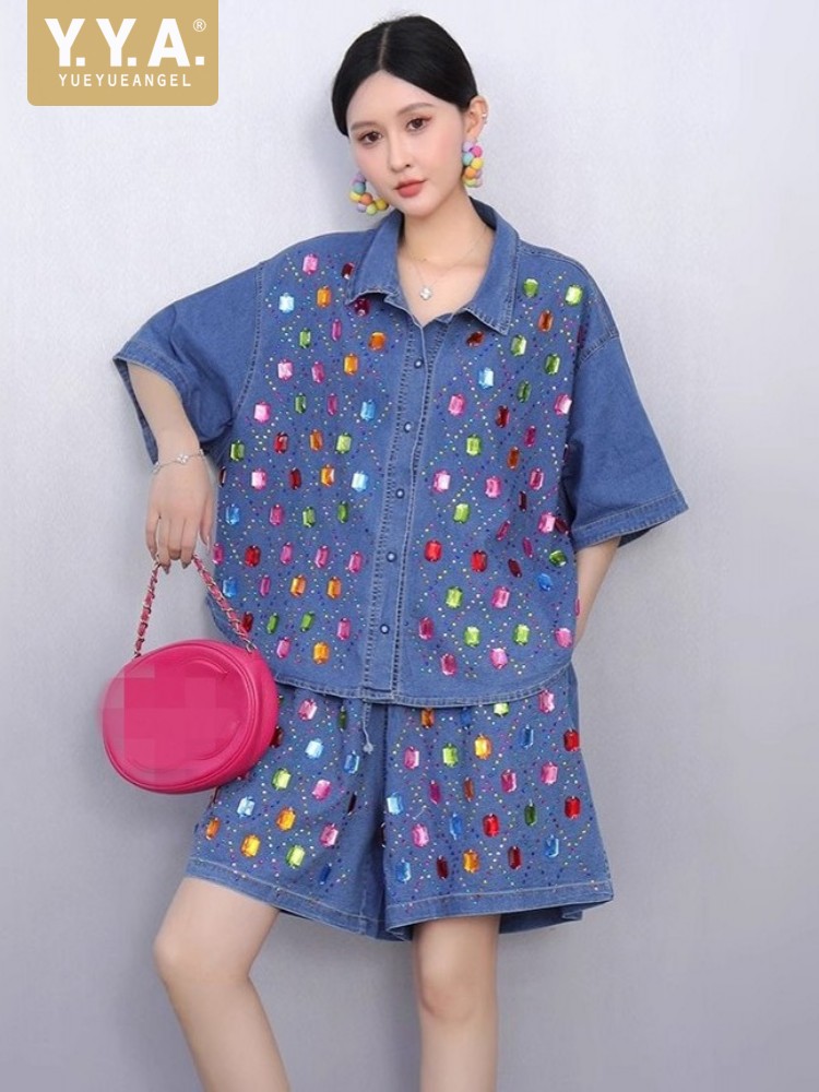Nuevo Conjunto de Dos Piezas p - Women'S Fashion Denim Jacket reseña y precio
