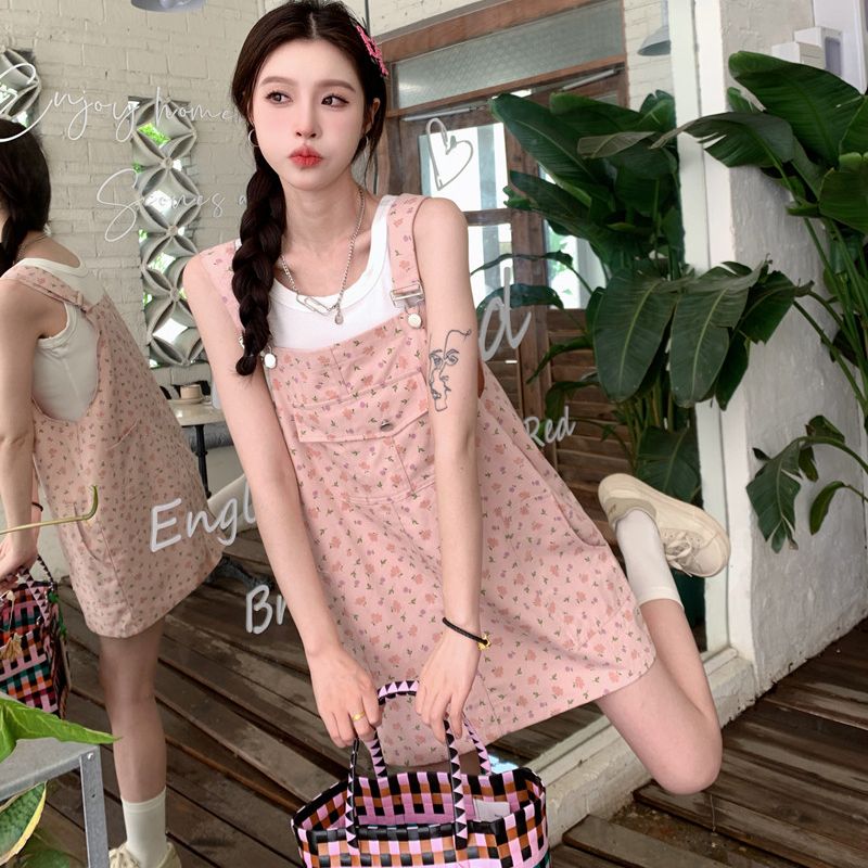Vestido vaquero de tirantes de - Women'S Fashion Overalls reseña y precio