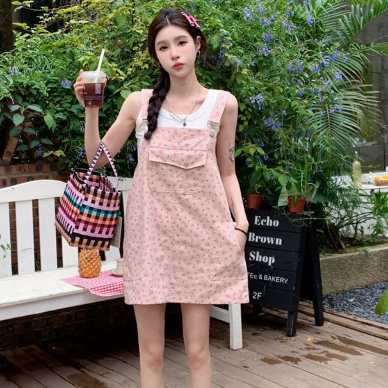 Vestido vaquero de tirantes de - Women'S Fashion Overalls reseña y precio