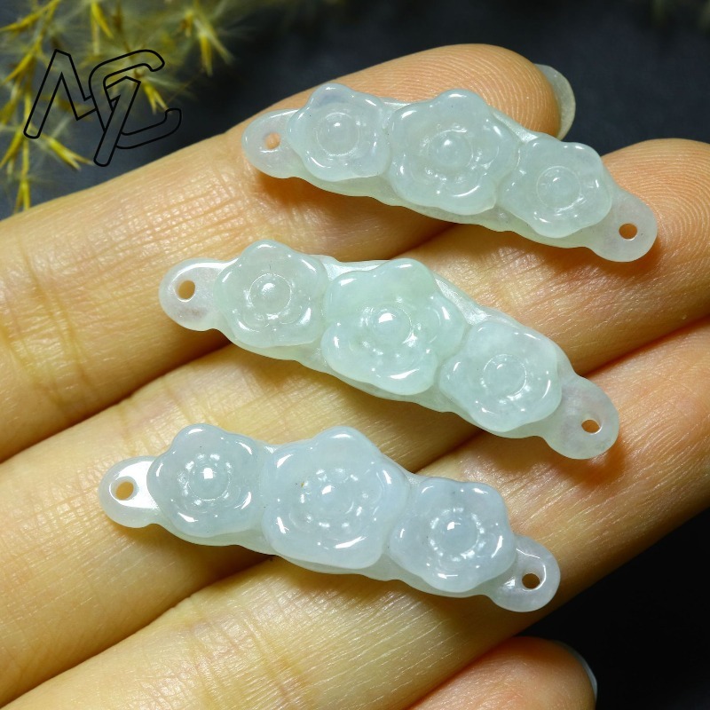 1 ud. Flor de Jadeíta Natural, - Women'S Fashion Gifts reseña y precio