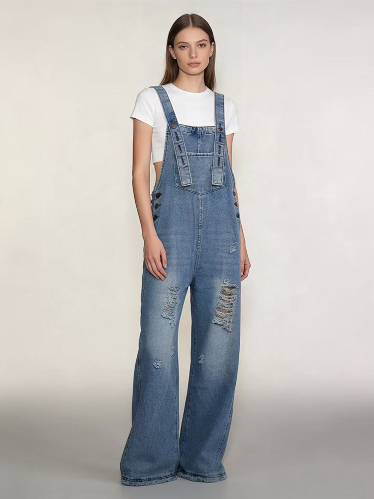 Nuevos Monos Vaqueros Retro de - Women'S Fashion Overalls reseña y precio