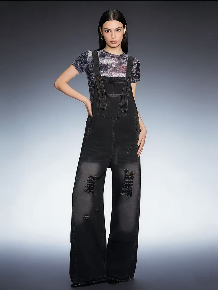 Nuevos Monos Vaqueros Retro de - Women'S Fashion Overalls reseña y precio