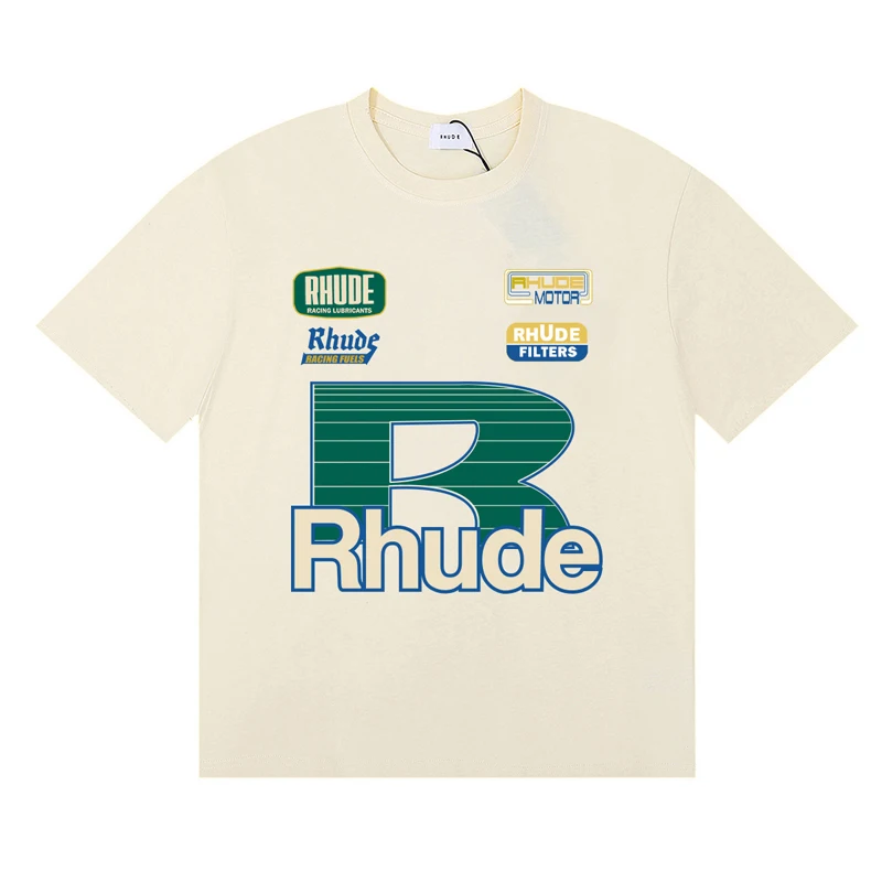Camiseta de marca Rhude para h - Women Fashion Brand Logo reseña y precio