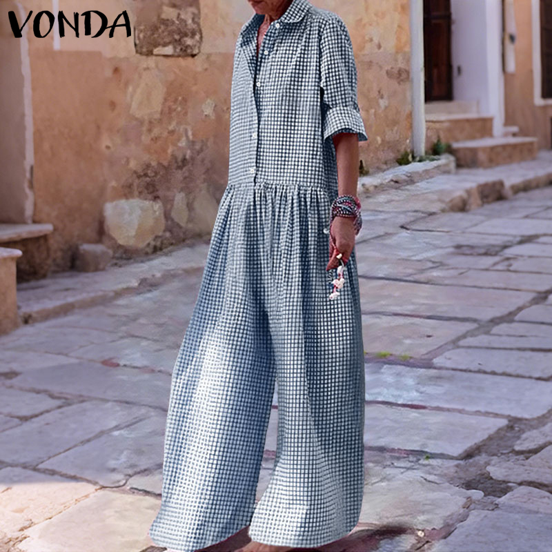 VONDA-monos Vintage de talla g - Women'S Fashion Overalls reseña y precio