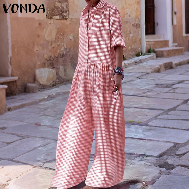 VONDA-monos Vintage de talla g - Women'S Fashion Overalls reseña y precio