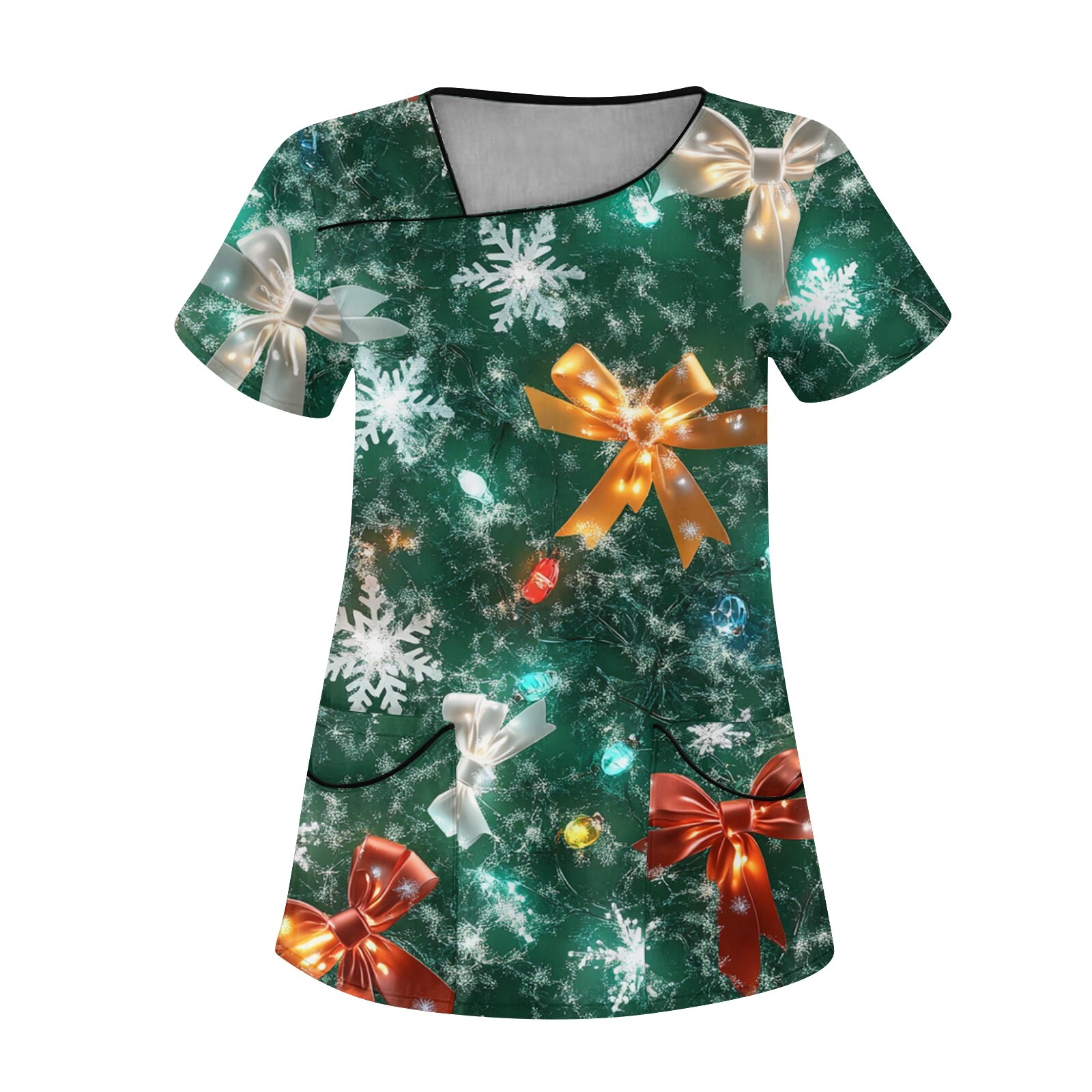 Camiseta de Navidad para enfer - Women'S Fashion Overalls reseña y precio