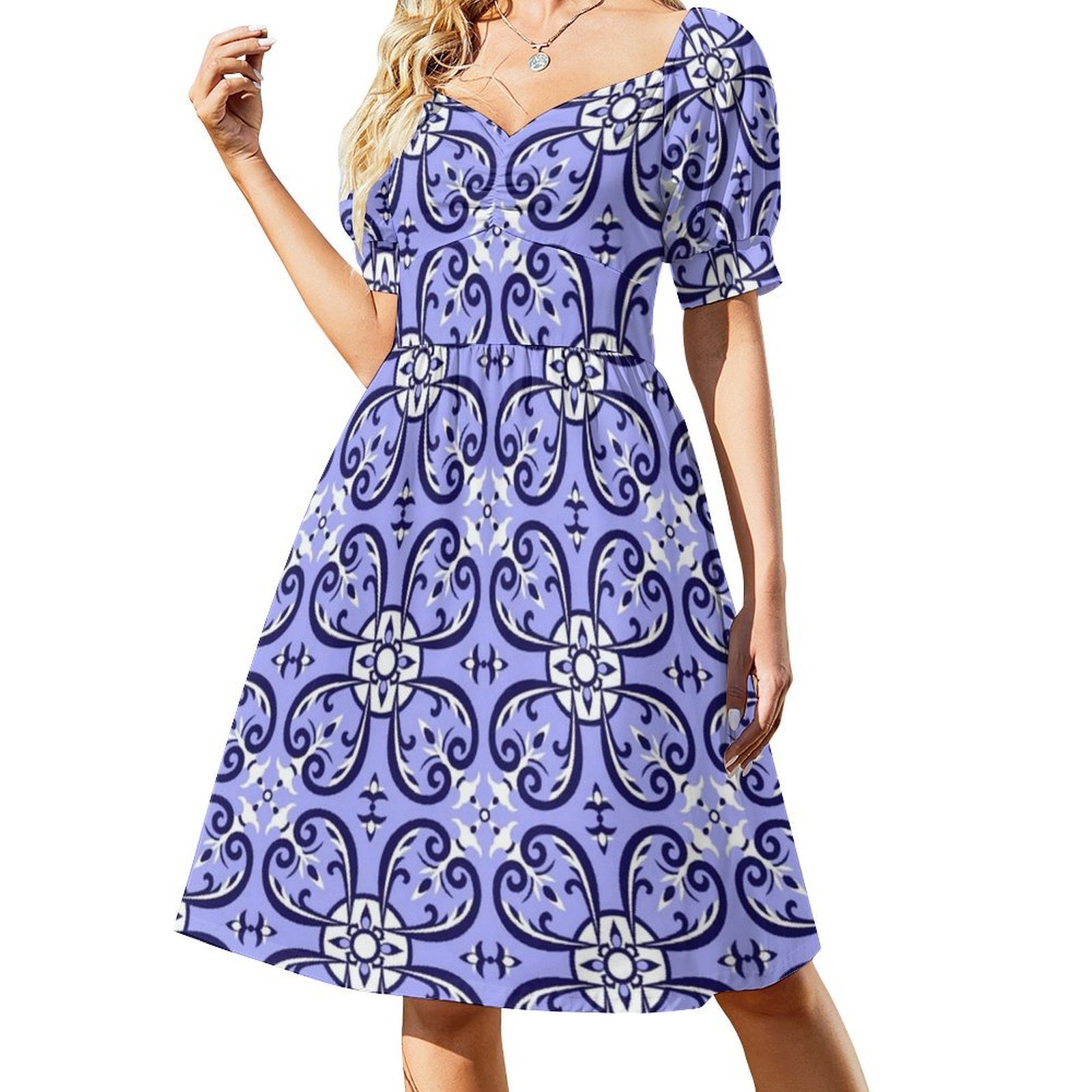 Vestido Boho Chic con Patrón d - Women'S Fashion Portugal reseña y precio
