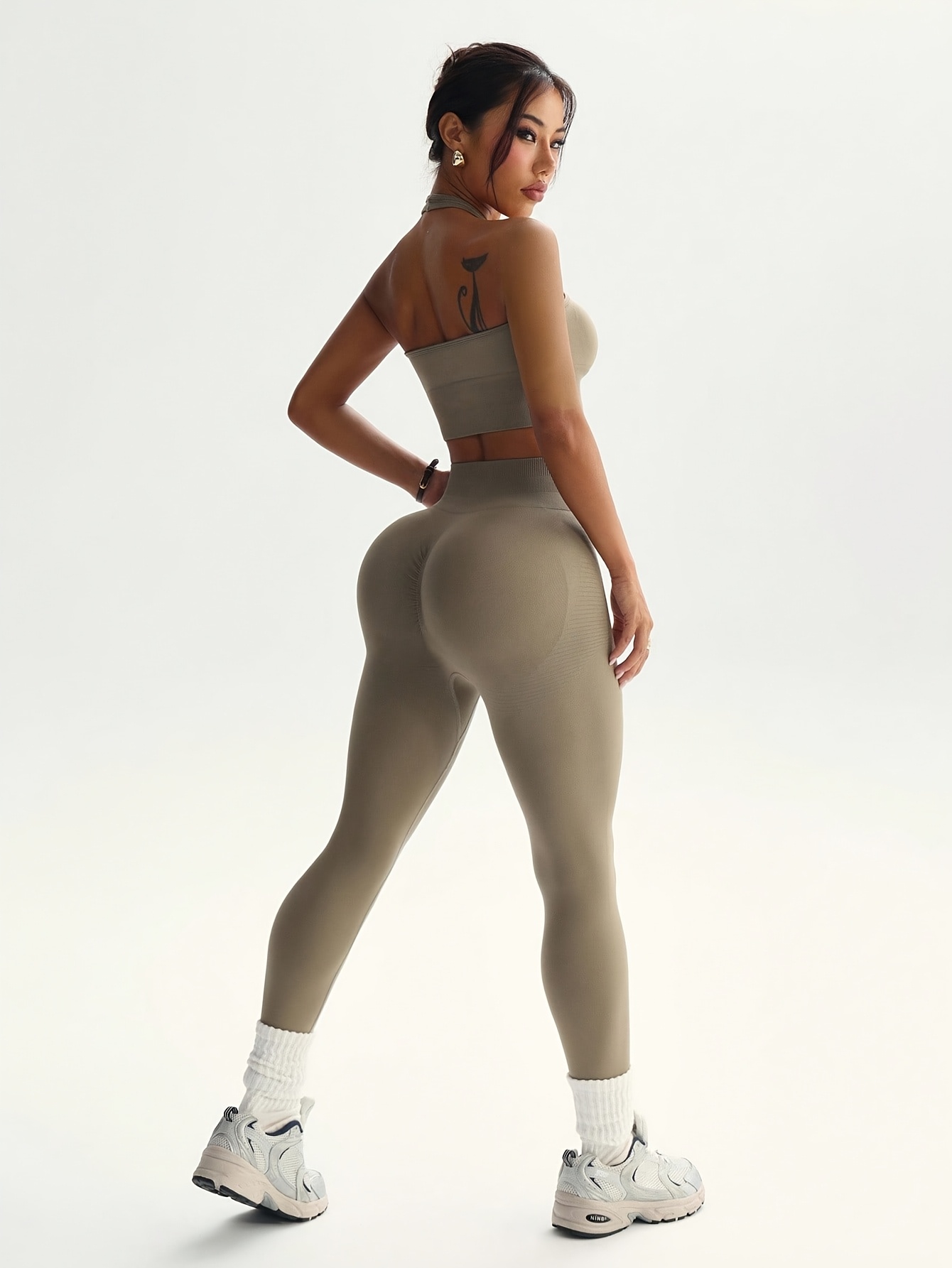 Conjunto Deportivo de 2 Piezas - Women'S Fashion Leggings reseña y precio