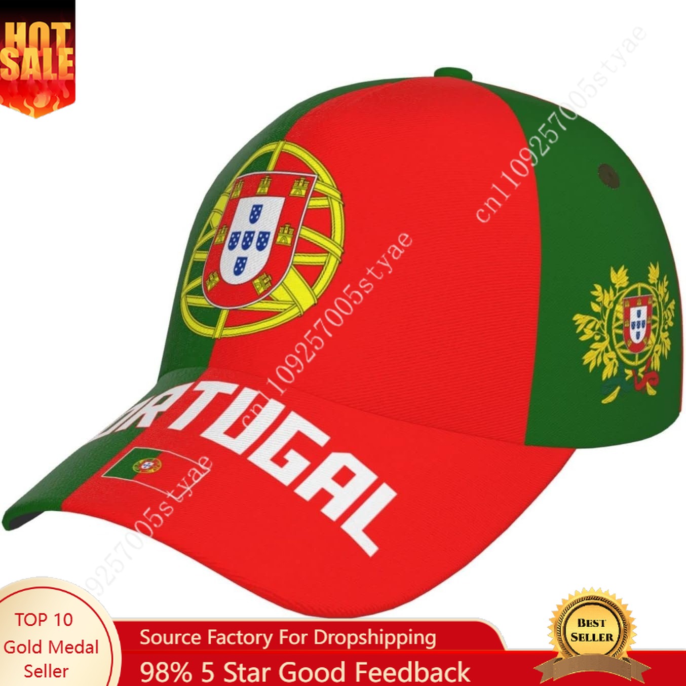 Sombrero con bandera de Portug - Women'S Fashion Portugal reseña y precio